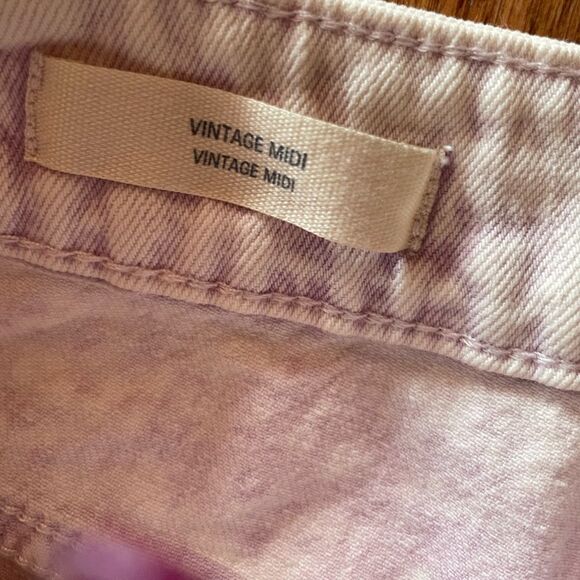 Women's Light Pink/Whitewash Denim Shorts NWT Size 14 - Picture 6 of 9